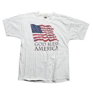 God Bless America Flag Graphic T-Shirt